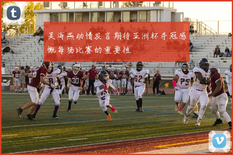 吴海燕动情发言期待亚洲杯夺冠感慨每场比赛的重要性